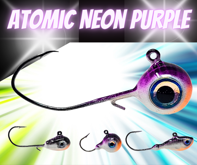 Atomic Neon Glow Jigs - 2 Pack