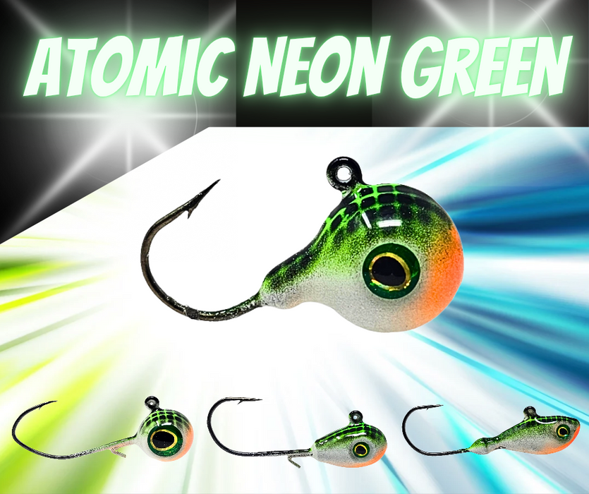 Atomic Neon Glow Jigs - 2 Pack