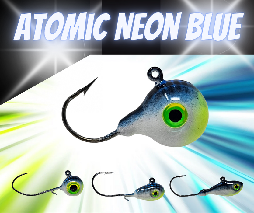 Atomic Neon Glow Jigs - 2 Pack