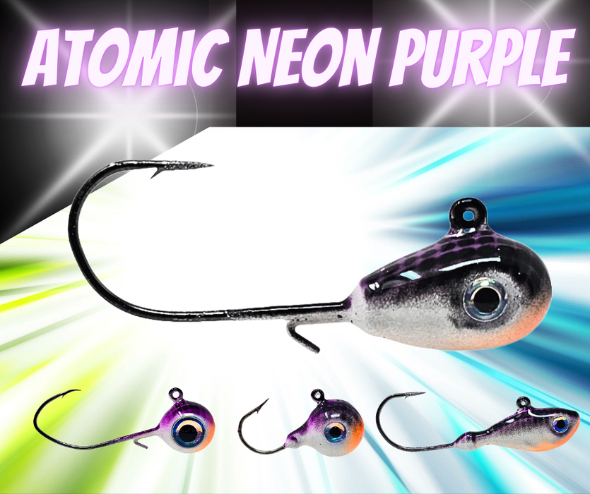 Atomic Neon Glow Jigs - 2 Pack