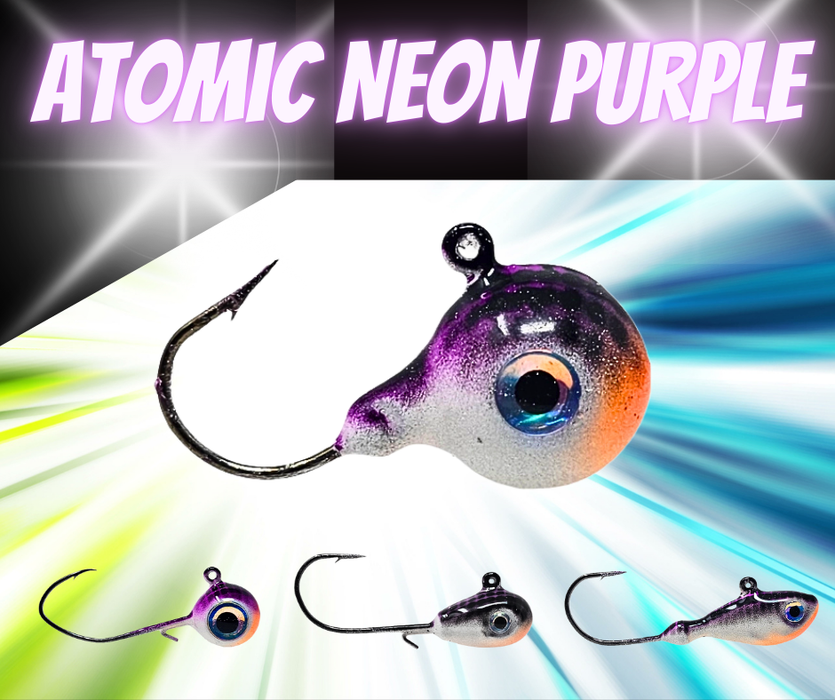Atomic Neon Glow Jigs - 2 Pack