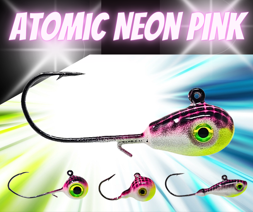 Atomic Neon Glow Jigs - 2 Pack