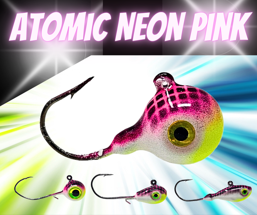 Atomic Neon Glow Jigs - 2 Pack