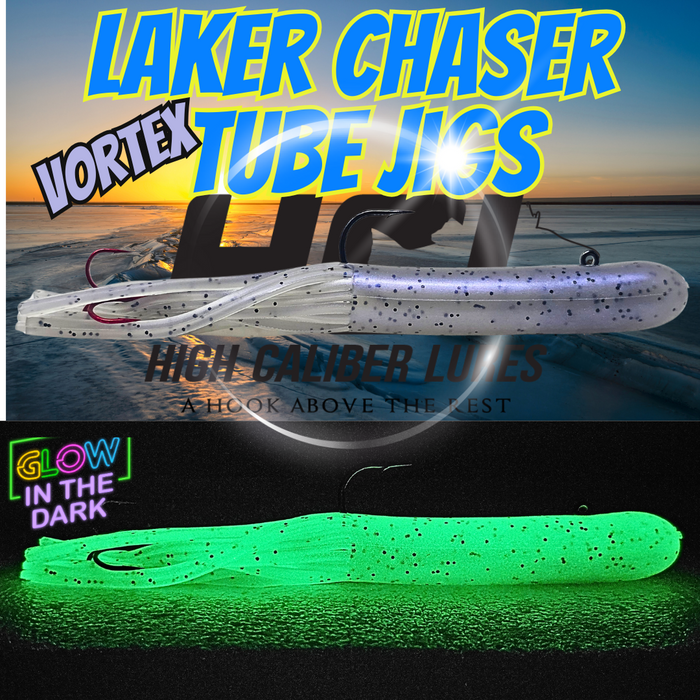 Pearl blue tube jig.