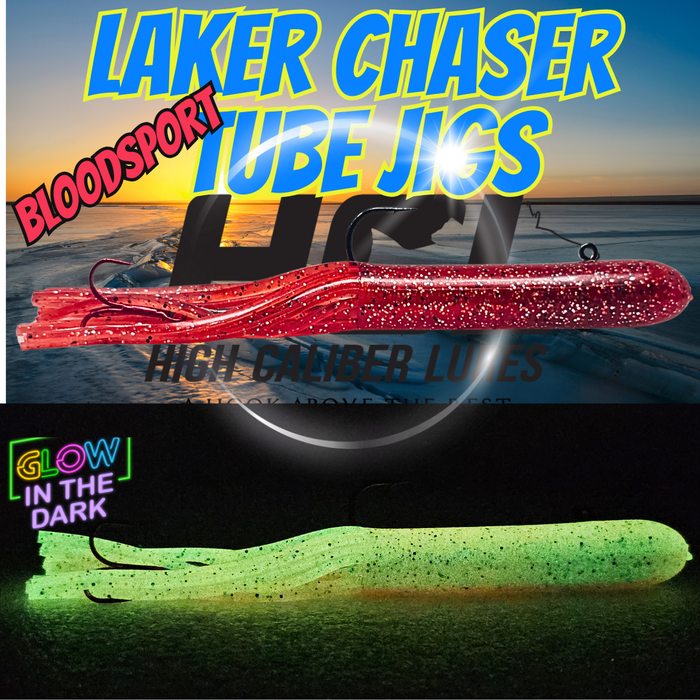 Red glow tube jig.