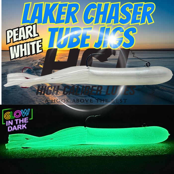 Pearl White glow tube jig.