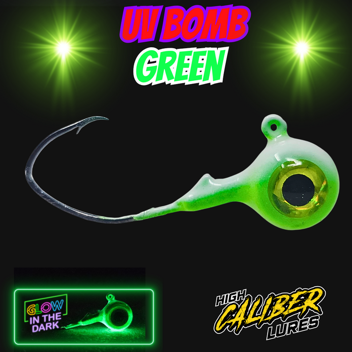 UV Bomb Glow Jigs - 2 Pack