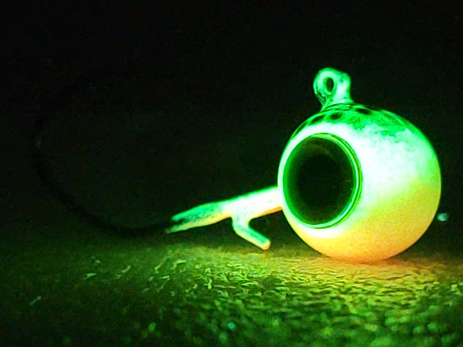 Discover the difference with premium Walleye jigs designed for trophy catches. Built with razor-sharp Mustad hooks and realistic 3D holographic eyes, these jigs excel with forward-facing sonar and offer precise presentations that trigger more bites. Choose premium Walleye jigs for the ultimate in durability, design, and fish-catching power