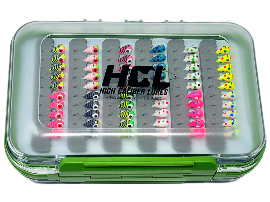Atomic Tungsten Jigs - “The Works Max” Loaded Mystery Panfish Case🔥HOT BUY🔥