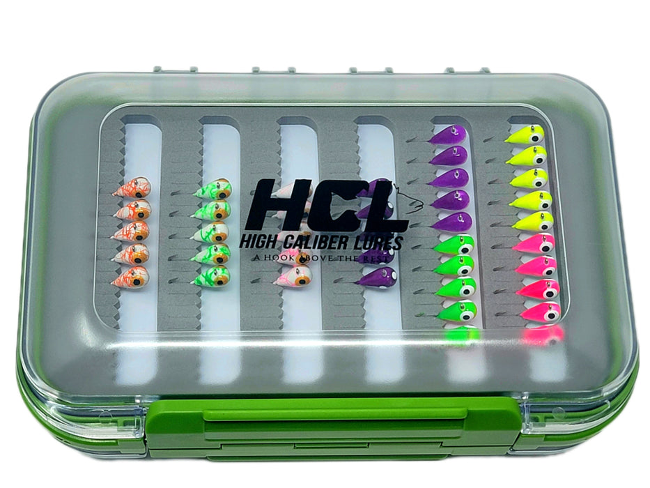 Atomic Tungsten Jigs - “The Works Max” Loaded Mystery Panfish Case🔥HOT BUY🔥