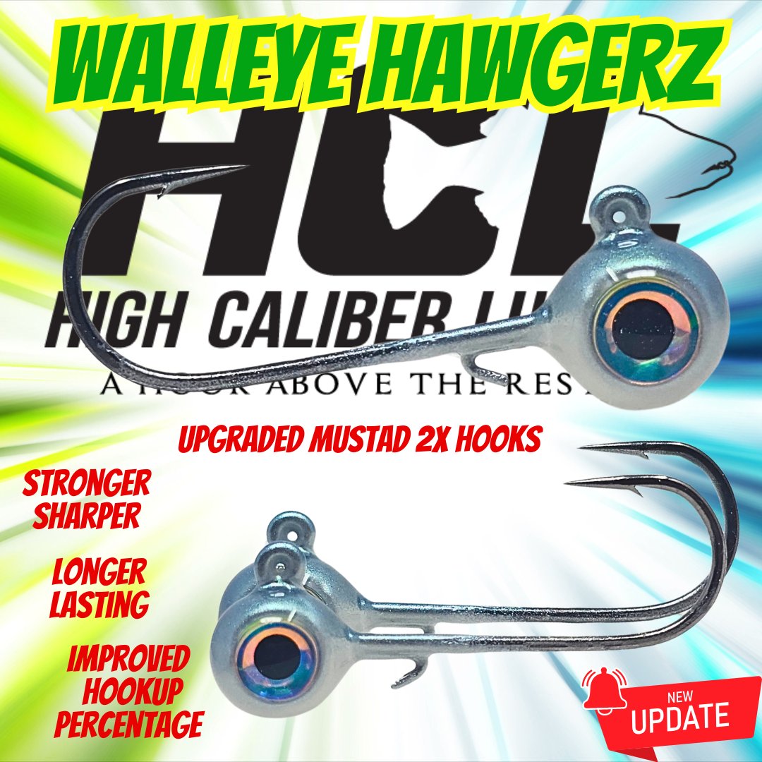 Walleye Hawgerz HD Jigs