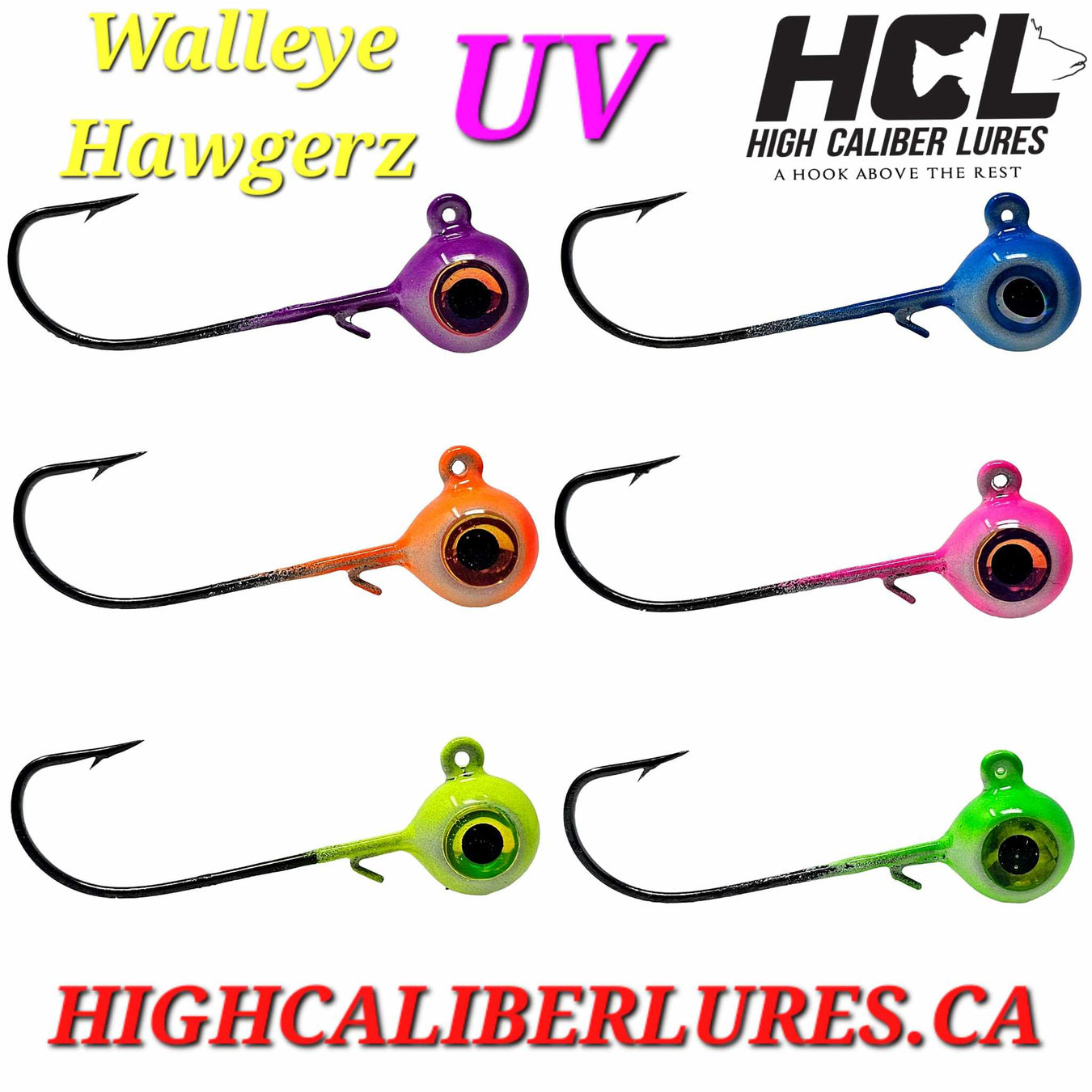 Walleye Hawgerz HD Jigs