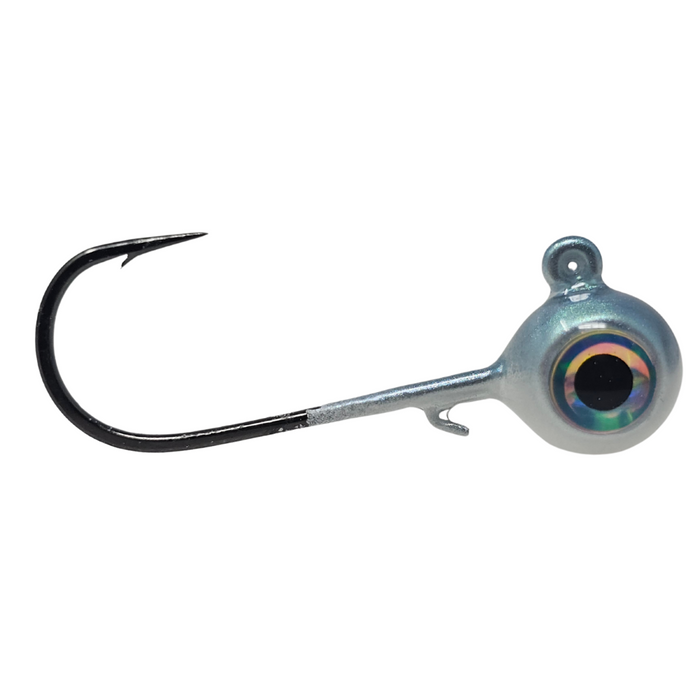 Walleye Hawgerz (Long Shank Jig) - SILVER SHINER - 3 Pack