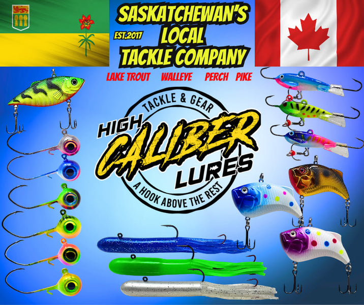 High Caliber Lures|Best Walleye Glow Jigs Made in Canada|Premium Hooks