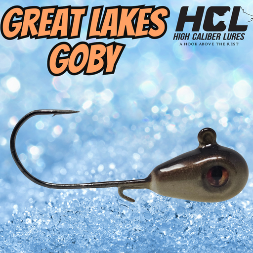 Introducing the 'Great Lakes Goby,' a is pne of our newest Canadian made jig color patterns. This natural and subtle jighead addresses a specific need within angling tackle, offering a unique color profile that proves effective when vibrant jigheads are unproductive.