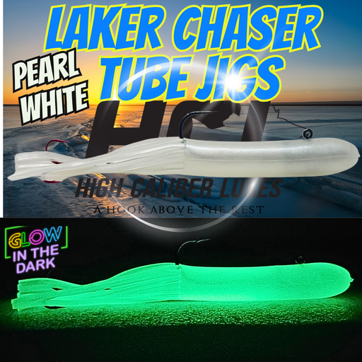 Pearl White glow tube jig.