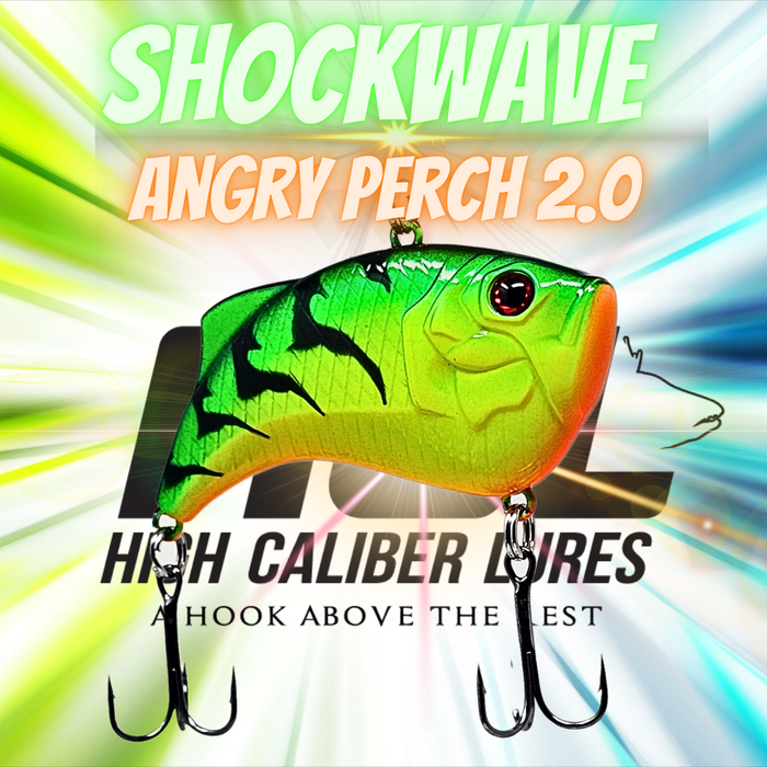 Shockwave Lipless Crankbait - Angry Perch 2.0🔥HOT BUY🔥