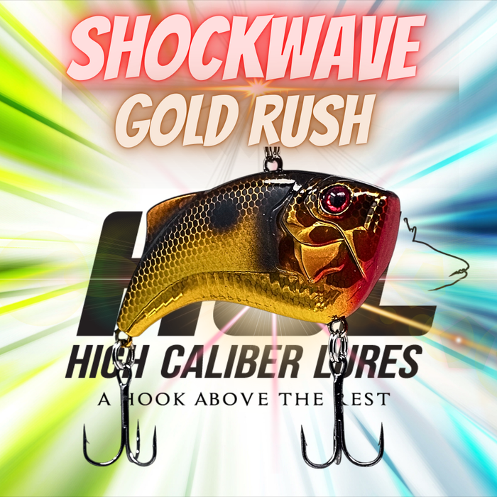 Shockwave Lipless Crankbait - Gold Rush🔥HOT BUY🔥