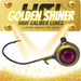 Golden Shiner Walleye Jig by High Caliber Lures – hand-painted golden baitfish pattern, Omega head, 3D eyes, and Mustad sickle hook