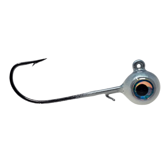 Walleye Hawgerz (Long Shank Jig) - SILVER SHINER - 3 Pack