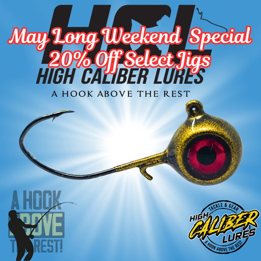 Golden Shiner Walleye Jig – 2 Pack | HCL Omega Pro Series | High