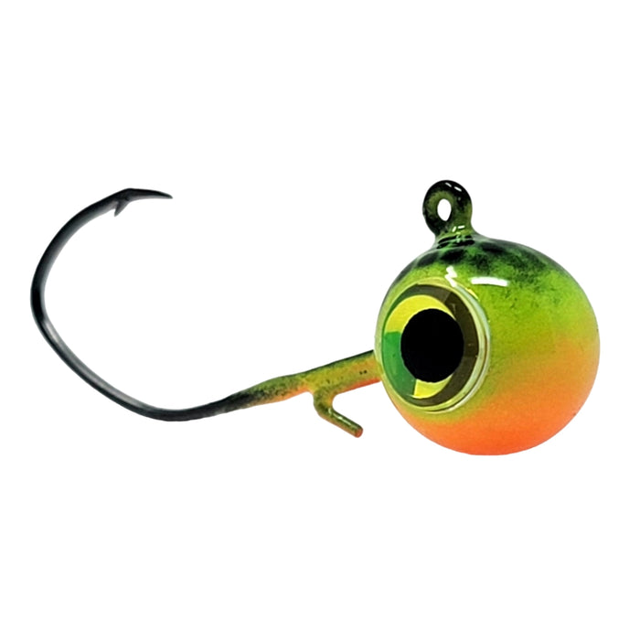 Not all walleye jigs are created equal. Here at High Caliber Lures, we've designed two specific jigs to target walleye in Saskatchewan: the Turtle Lake Special and the Silver Shiner. The Turtle Lake Special boasts a unique head design that creates enticing vibrations, while the Silver Shiner mimics the baitfish walleye love to chase. Both jigs come loaded with our top-quality glow, ensuring they remain visible throughout the night.