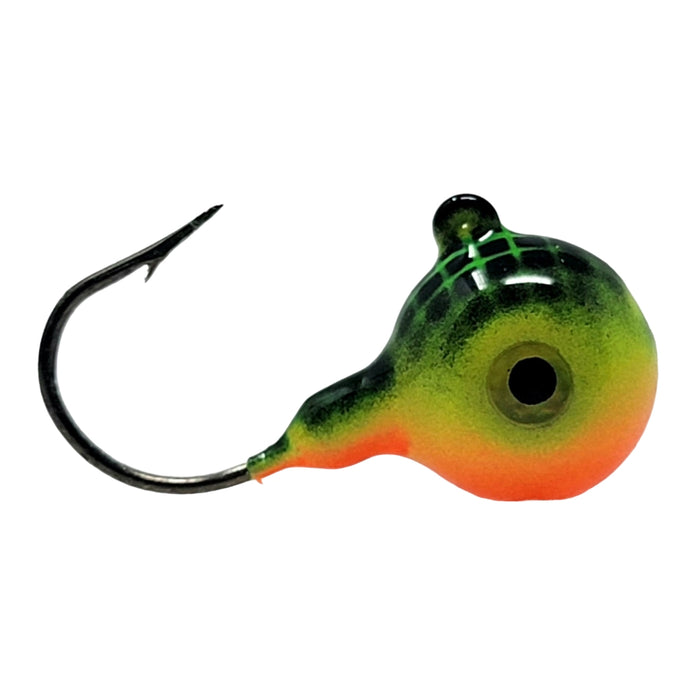 Not all walleye jigs are created equal. Here at High Caliber Lures, we've designed two specific jigs to target walleye in Saskatchewan: the Turtle Lake Special and the Silver Shiner. The Turtle Lake Special boasts a unique head design that creates enticing vibrations, while the Silver Shiner mimics the baitfish walleye love to chase. Both jigs come loaded with our top-quality glow, ensuring they remain visible throughout the night.