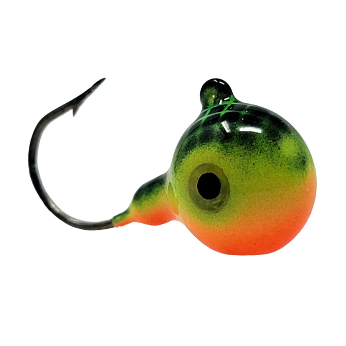 Not all walleye jigs are created equal. Here at High Caliber Lures, we've designed two specific jigs to target walleye in Saskatchewan: the Turtle Lake Special and the Silver Shiner. The Turtle Lake Special boasts a unique head design that creates enticing vibrations, while the Silver Shiner mimics the baitfish walleye love to chase. Both jigs come loaded with our top-quality glow, ensuring they remain visible throughout the night.