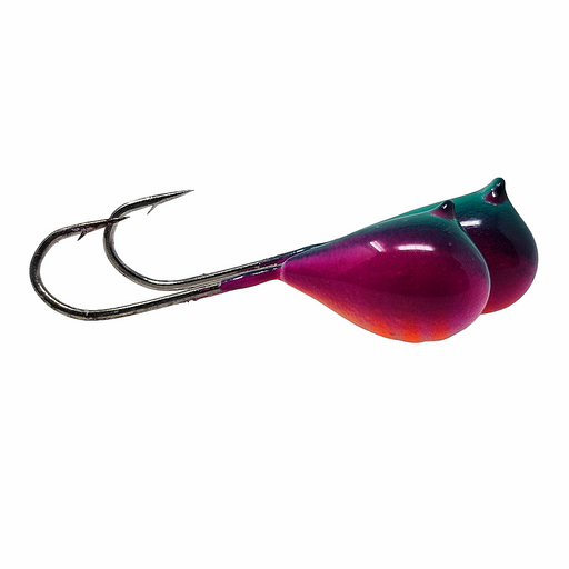 Multi colored tungsten jig.