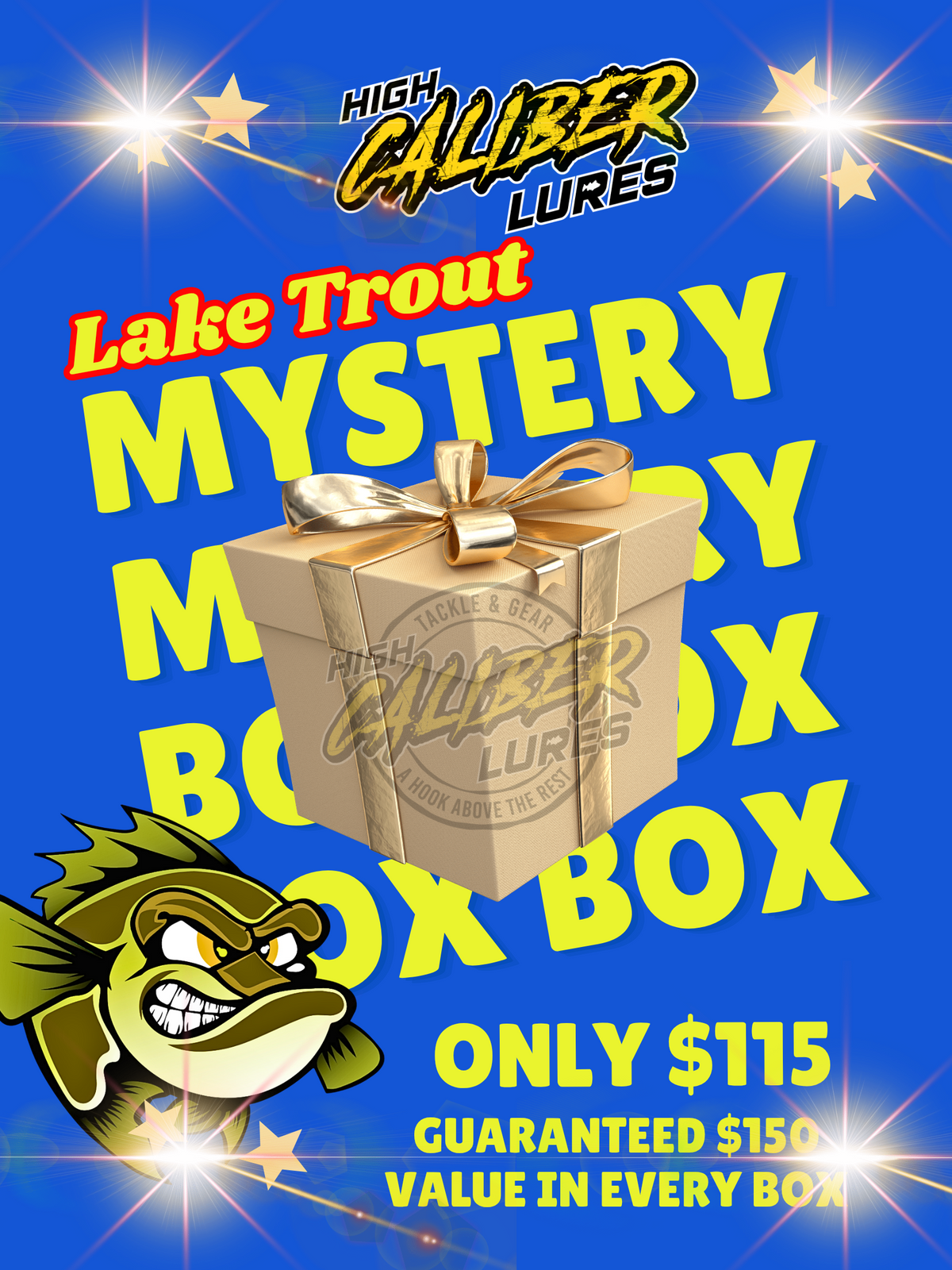 HCL Lake Trout Mystery Box – $150+ in Premium Tackle for $115