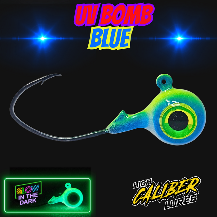 UV Bomb Glow Jigs - 2 Pack