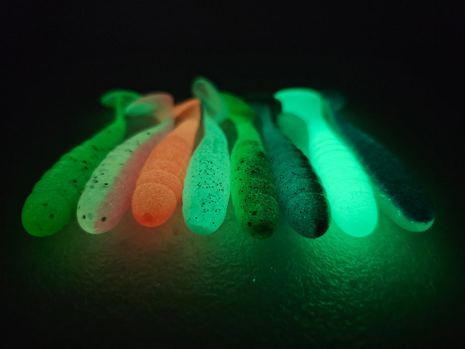 Walleye Vision Glow 3.8" Swimbait - 5 Pack