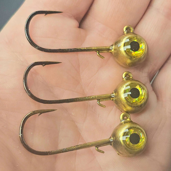 Walleye Hawgerz HD – Gold Rush | 3-Pack | HCL