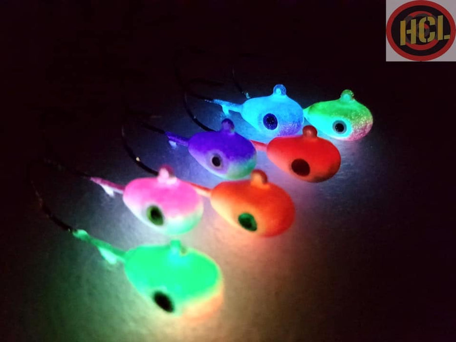 UV GLOW Walleye Jig Set