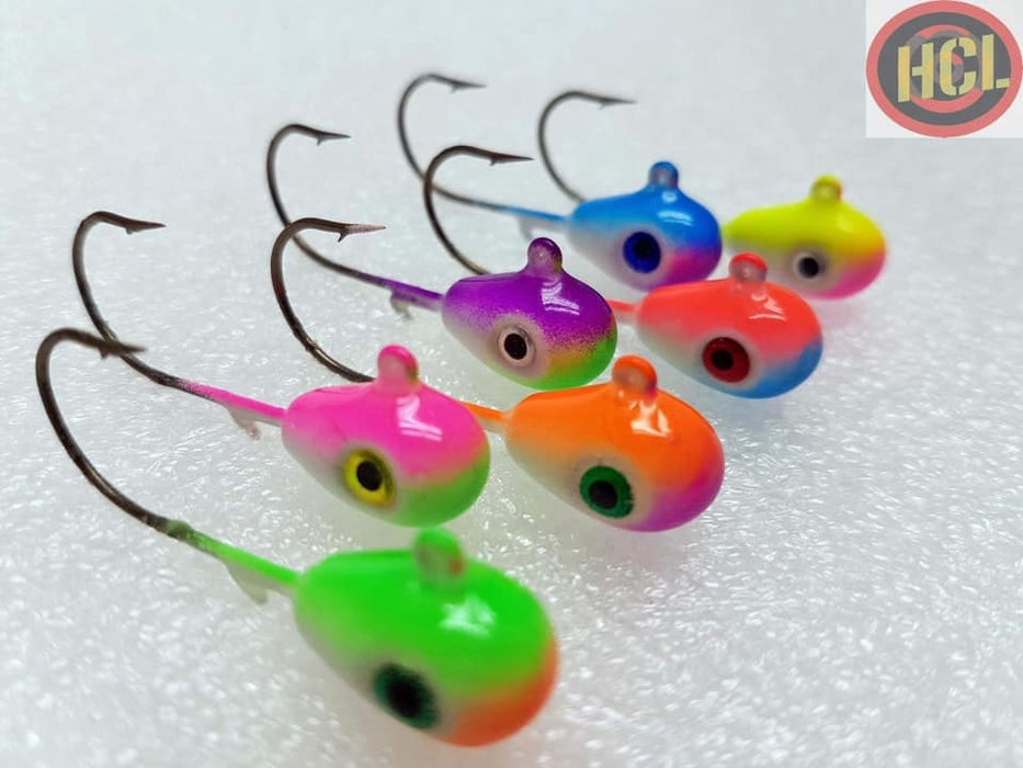 UV GLOW Walleye Jig Set