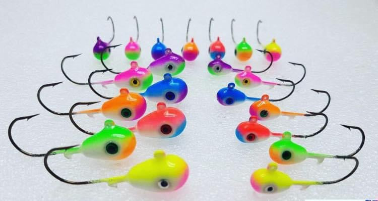 UV GLOW Walleye Jig Set